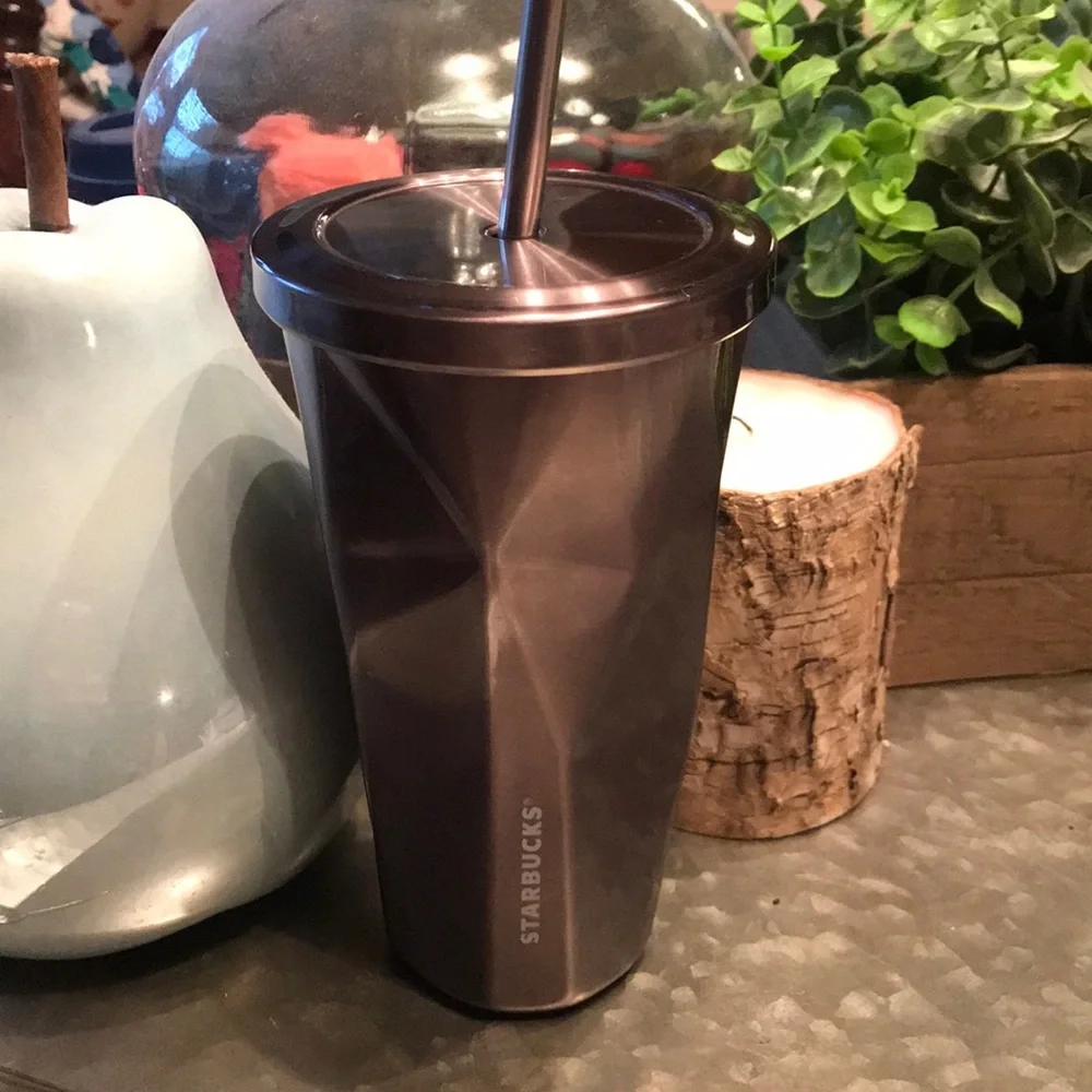 Starbucks Grande Chiseled Stainless Steel Tumbler
